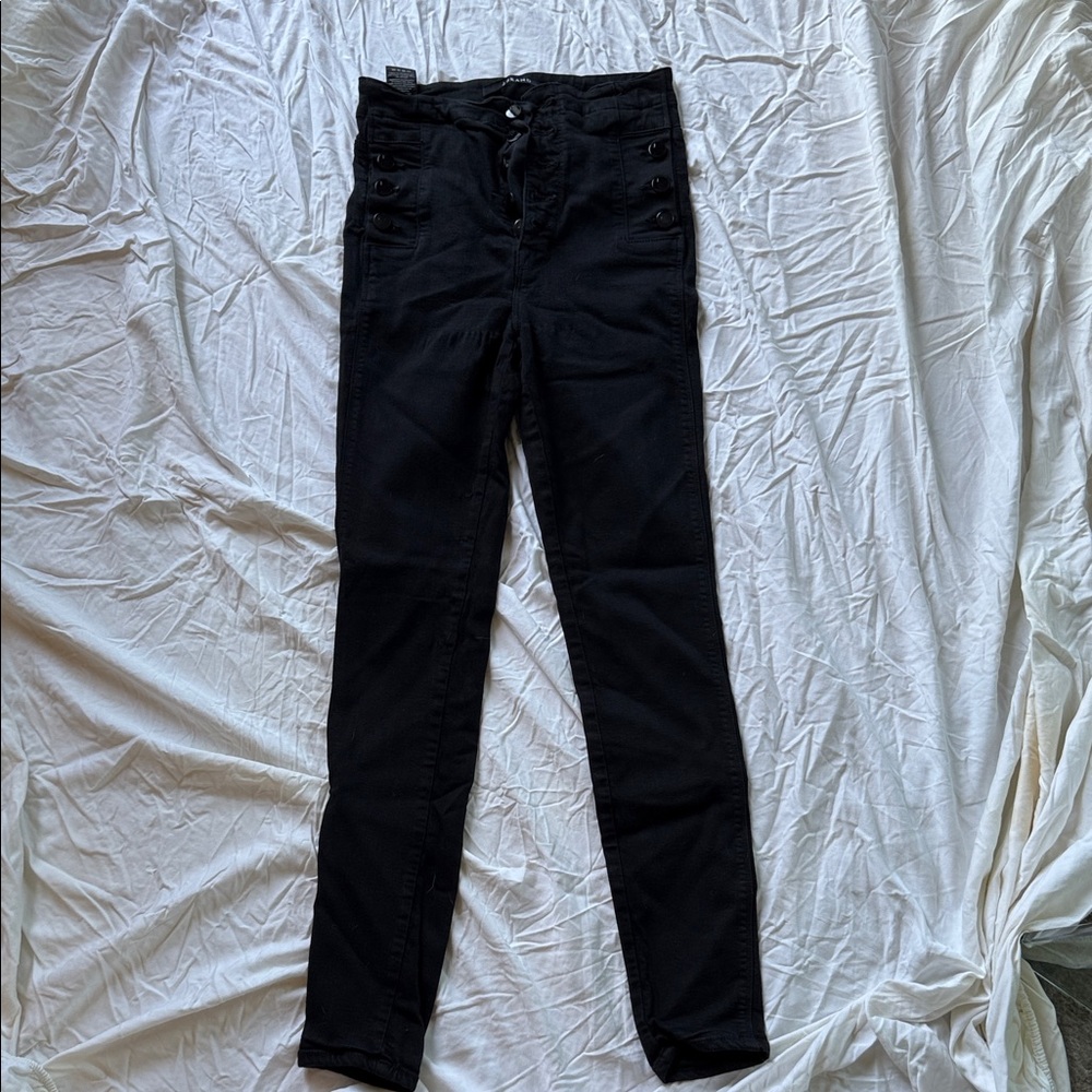 J Brand Women's High Rise Black Jeans